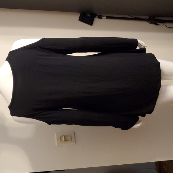 Blue Sky Cold Shoulder Bamboo Top - Picture 4 of 4